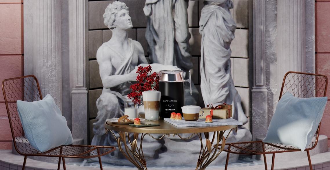TIS THE SEASON TO SURPRISE AND DELIGHT, NESPRESSO WELCOMES YOU TO