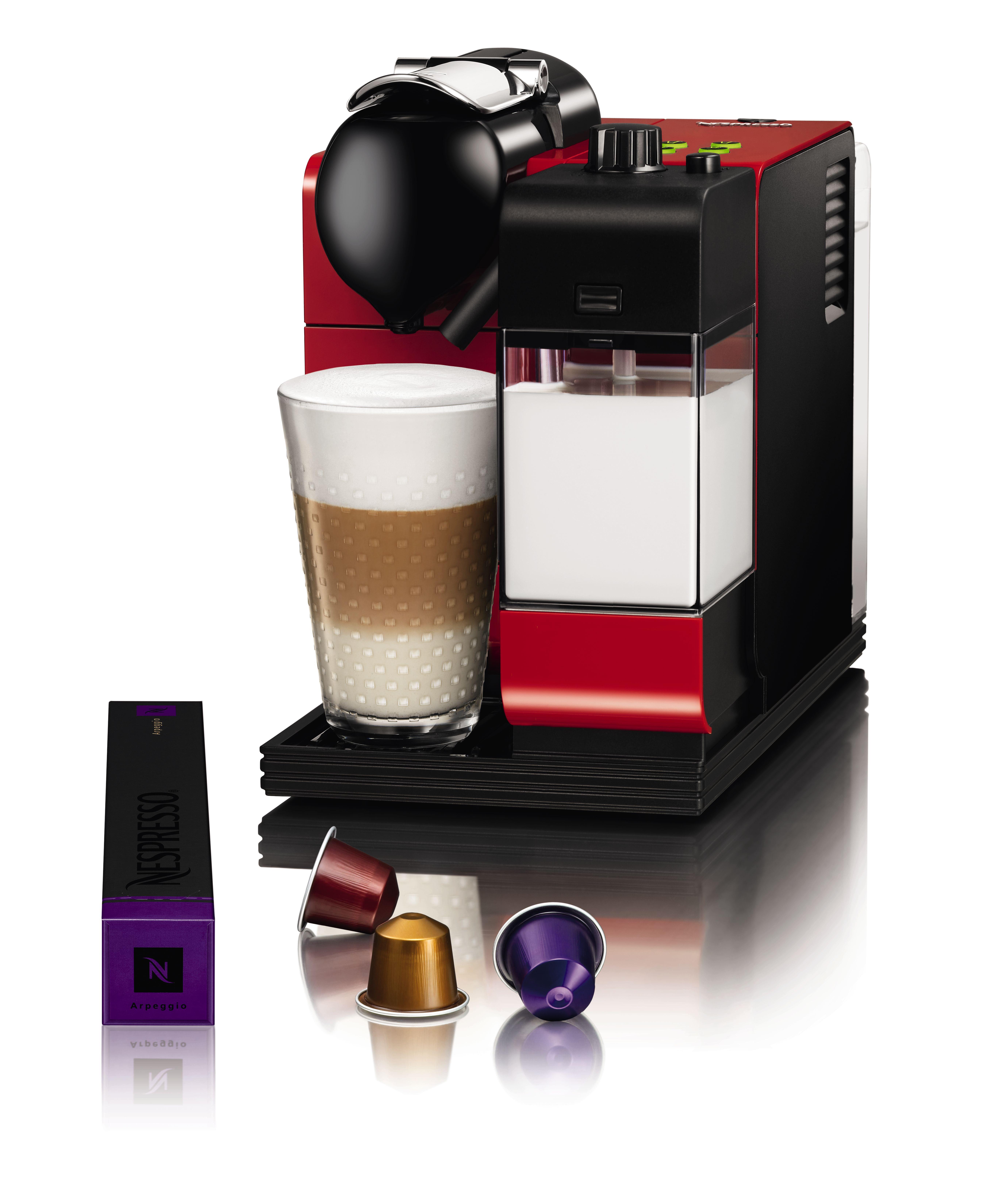 Nespresso shop delonghi red