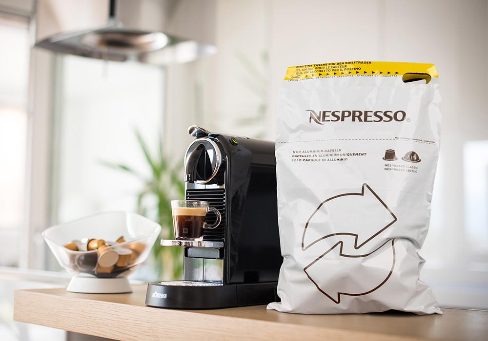 Nespresso bid to recycle coffee pods, Recycling